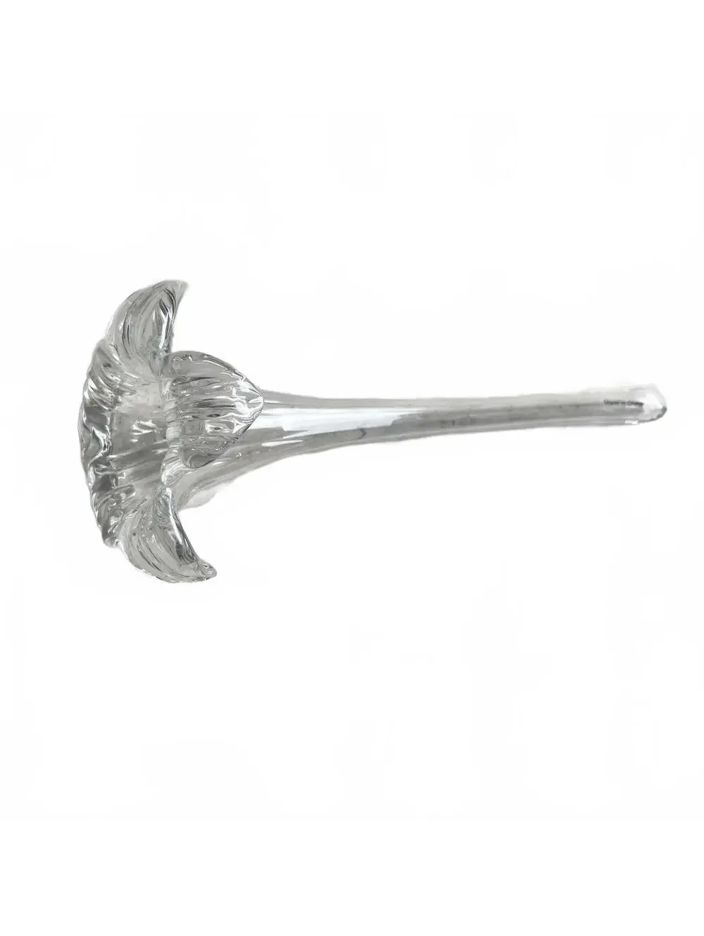 Glass Flower Shaped Vase